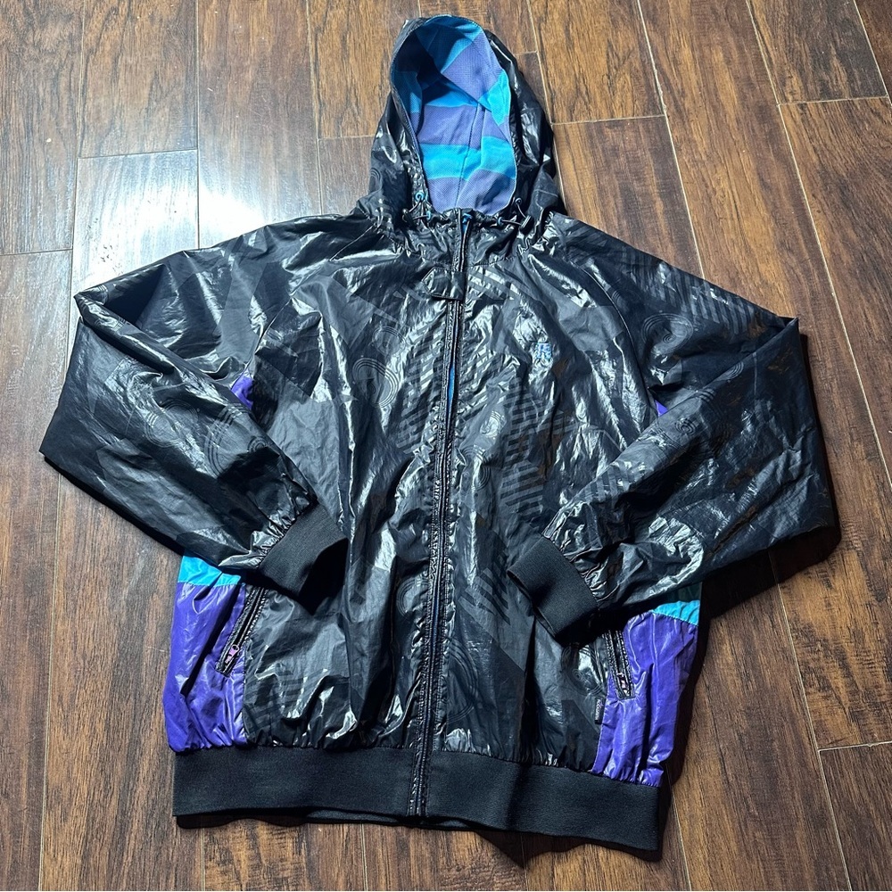 Rocksmith Black Slash Windbreaker Hoodie Jacket
